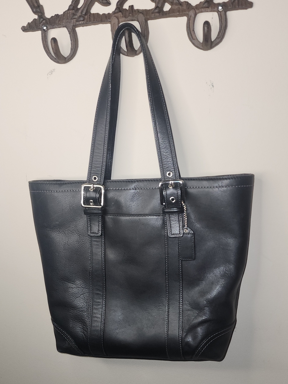Coach Hampton Vintage Leather Tote F10194